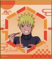 うずまきナルト(顔アップ) 「NARUTO-ナルト- 疾風伝 トレーディングミニ色紙 一休み」
