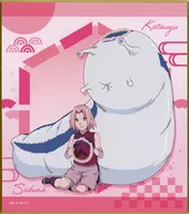 春野サクラ(全身) 「NARUTO-ナルト- 疾風伝 トレーディングミニ色紙 一休み」