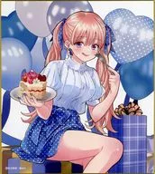 天野エリカ(Birthday/BLUE) ミニ色紙 「くじ引き堂 カッコウの許嫁 エリカ＆凪 Birthdayくじ」 D-2賞