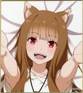 ホロA ミニ色紙 「DMMスクラッチ! TVアニメ 狼と香辛料 MERCHANT MEETS THE WISE WOLF 桜 スクラッチ」 D-1賞