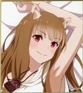 ホロC ミニ色紙 「DMMスクラッチ! TVアニメ 狼と香辛料 MERCHANT MEETS THE WISE WOLF 桜 スクラッチ」 D-3賞