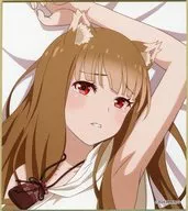 ホロD ミニ色紙 「DMMスクラッチ! TVアニメ 狼と香辛料 MERCHANT MEETS THE WISE WOLF 桜 スクラッチ」 D-4賞