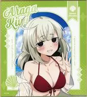 阿良河キウィA ミニ色紙 「DMMスクラッチ! TVアニメ 魔法少女にあこがれて 水着 スクラッチ」 D-3賞