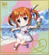 高町なのはB ミニ色紙 「DMMスクラッチ! 魔法少女リリカルなのは 20周年記念 スクラッチ」 D-6賞