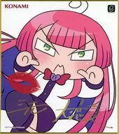 ミツモト・ダイア(コミカルダイアちゃん) 複製キスマーク付き!サイン色紙 「コナミ プレミアムくじ ONLINE 麻雀ファイトガール ミツモト・ダイアがいっぱいくじ」 C-8賞