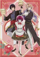 ヨナ＆ハク＆スウォン A3色紙 「くじメイト 暁のヨナ 中華飯店ver.」 A-4賞