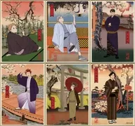 全6種セット 「ハイキュー!! トレーディングミニ色紙 排球四季景～春ノ陣～」