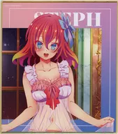 ステファニー・ドーラ(アップ) 「ノーゲーム・ノーライフ POP UP SHOP ～パジャマパーティー～ 描き下ろしトレーディングミニ色紙 ナイトウェア ver.」