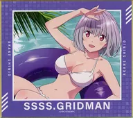 新条アカネA ミニ色紙 「DMMスクラッチ! TVアニメ SSSS.GRIDMAN 水着 スクラッチ」 D-3賞