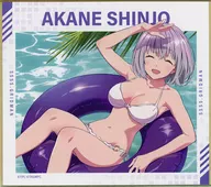 新条アカネB ミニ色紙 「DMMスクラッチ! TVアニメ SSSS.GRIDMAN 水着 スクラッチ」 D-4賞