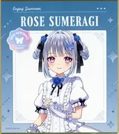 皇ロゼ ミニ色紙 「DMMスクラッチ! Re：AcT 夏ワンピースでおでかけ スクラッチ」 D-4賞