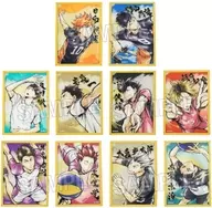 全10種セット 「ハイキュー!! 激闘!!トレーディングアクリル色紙プレミアム」