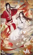 謝憐＆花城 錦鯉饒島影 箔押し色紙 「天官賜福」