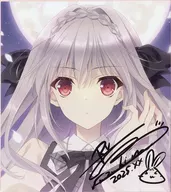 桜小路ルナ 鈴平ひろ複製サイン入りフルカラー複製色紙 「月に寄りそう乙女の作法 桜小路ルナ 初キャラソン制作プロジェクト」 クラウドファンディング返礼品