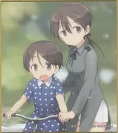 ゲルトルート・バルクホルン ミニ色紙 「くじ引き堂 ストライクウィッチーズ 島田フミカネ THE WORLD WITCHES オンラインくじ」 C-2賞