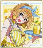 七海麻美 ミニ色紙 「くじコレ 彼女、お借りします 真夏のアイス屋さん」 C-02賞