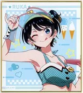 更科瑠夏 ミニ色紙 「くじコレ 彼女、お借りします 真夏のアイス屋さん」 C-03賞