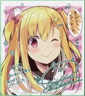 なつめえりイラスト 複製色紙 「なつめえりART WORKS いちごさいず」 メロンブックス購入特典