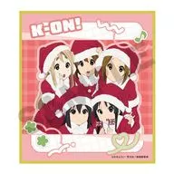 集合(サンタクロース) 「けいおん! トレーディングミニ色紙」