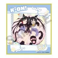 秋山澪＆中野梓 「けいおん! トレーディングミニ色紙」