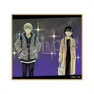 穂村燐＆水森楓(パープル) 色紙 「COSMOS」