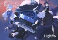 トキ＆ヒカル＆リン 時間楽章シリーズ 暮色 色紙 「時光代理人 -LINK CLICK-」 中国限定