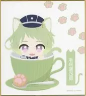 毛利藤四郎 「刀剣乱舞-ONLINE- 刀猫男士×コラボカフェ本舗 『刀猫Cafe』第四弾 色紙」