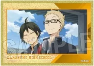 1.山口忠＆月島蛍 場面写アクリル色紙プレミアム 「ハイキュー!!」