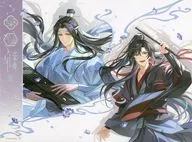 魏無羨＆藍忘機 迎風舞シリーズ 色紙 「魔道祖師」