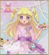 夢川ゆい 「アイドルタイムプリパラ×カラオケの鉄人 トレーディングミニ色紙」