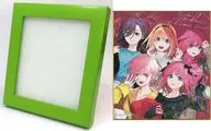 五つ子(グリーン) ミニ色紙フレーム(集合イラストミニ色紙付き) 「五等分の花嫁×アトレ秋葉原 GOTO AKIBA!」
