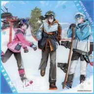 トキ＆ヒカル＆リン Outdoors色紙 遊冬踏雪 アクリル色紙 「時光代理人 -LINK CLICK-」