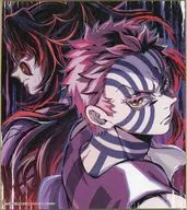 黒死牟＆猗窩座 特別放送版 2025 提供イラスト 複製ミニ色紙 「鬼滅の刃 全七夜 特別放送記念 ufotable WEBSHOPくじ 刀鍛冶の里編」 01賞