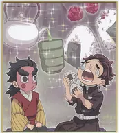 竈門炭治郎＆小鉄 特別放送版 2025 提供イラスト 複製ミニ色紙 「鬼滅の刃 全七夜 特別放送記念 ufotable WEBSHOPくじ 刀鍛冶の里編」 04賞
