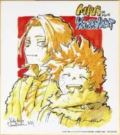 緑谷出久＆ジュリオ・ガンディーニ 馬越嘉彦描き下ろし複製色紙 「Blu-ray/DVD 僕のヒーローアカデミア THE MOVIE ユアネクスト」 ボンズストア購入特典