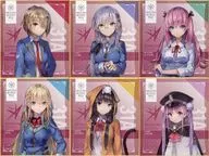 全6種セット 「ヘブンバーンズレッド トレーディングミニ色紙 第31A部隊ver.」