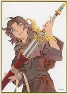 プレ編2 装画 ミニ色紙 「くじ引き堂 魔術士オーフェンはぐれ旅 オンラインくじ」 C-11賞