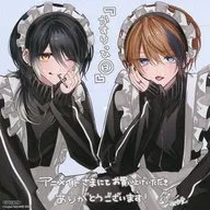 御自愛イラスト 複製ミニ色紙 「コミックス かすりっひ 3巻」 アニメイト購入特典