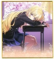 柊夕湖 「TVアニメ 千歳くんはラムネ瓶のなか ～キミと桜の物語～ トレーディングミニ色紙」