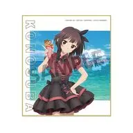[新品] めぐみん 描き下ろしミニ色紙 バカンス ver. 「この素晴らしい世界に祝福を!」