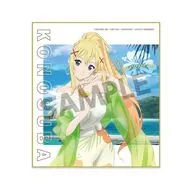 [新品] ダクネス 描き下ろしミニ色紙 バカンス ver. 「この素晴らしい世界に祝福を!」