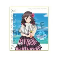 [新品] ゆんゆん 描き下ろしミニ色紙 バカンス ver. 「この素晴らしい世界に祝福を!」