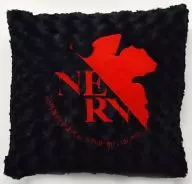 NERV (Black x Red) Rose Boa Cushion "Evangelion Shin Gekijoban"