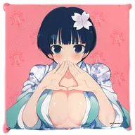 Cherry trees at evening Flat Cushion "SENRAN KAGURA ESTIVAL VERSUS - Girls' Choice -" cherry trees at evening Breast Mouse Pad Hobby Stock Bonus