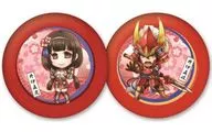 Ii Naomasa & Ii Naotora Mini-Kyara Round Cushion "SAMURAI WARRIORS 4"