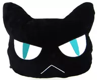 Cojín de gato negro con manta de Shingo "Serie de novios de gato negro"