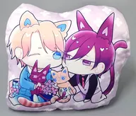 Takaha Esuke x Karasuma Miyabi Die Cut Almofada "É a minha vez de cantar loucamente ; β (1) Evento comemorativo do lançamento, dewdrop"