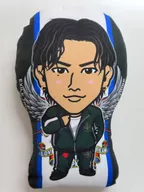 [A La Carte] Hiroomi Tosaka (3rd generation J SOUL BROTHERS) Cushion (RISING SUN TO THE WORLD TOUR JERSEY) "Exile Tribe STATION in YOKOHAMA" Happy Eating Bag 2nd Extra ver. Bundled item