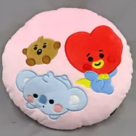 KOYA(アールエム)＆SHOOKY(シュガ)＆TATA(ブイ) クッション 「BT21」 モーリーファンタジー・PALO限定