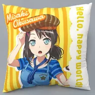 Misaki Okusawa Hello, Happy World! Cushion "bAng Dream! Girls Band Party! CAFE 2020" Online Only